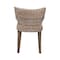 Bali & Pari Enver Modern Bohemian Grey Rattan and Brown Wood Dining Chair 209-12799 - alternate 3